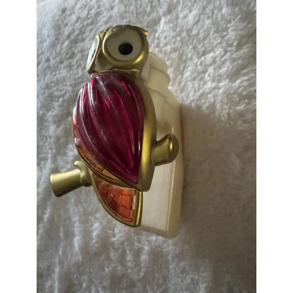 Bath And Body Works Owl Wallflower Jewel Belly Plug In Warmer Retired